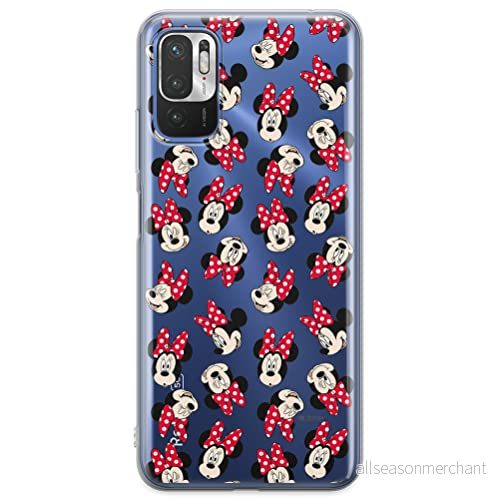 ERT GROUP mobiel telefoonhoesje voor Xiaomi REDMI NOTE 10 5G / POCO M3 PRO origineel en officieel erkend Disney patroon Minnie 001 aangepast aan de vorm van mobiele telefoon, gedeeltelijk bedrukt 5904805613432
