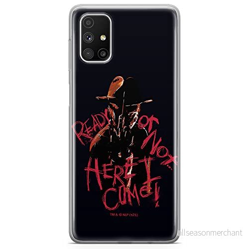 ERT GROUP mobiltelefonfodral för Samsung M51 originalt och officiellt licensierat Horror mönster Nightmare of Elm Street 007 anpassad till formen på mobiltelefonen, fodral tillverkad av TPU plast 5905511085643