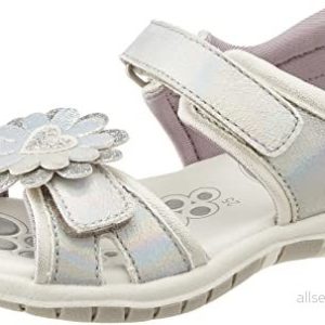 Chicco, Fairy Tale Sandal, Justerbara dubbla kardborreband sandaler Flickor, Silver, 26 8051182265345