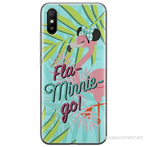 ERT GROUP mobiltelefonfodral för Xiaomi REDMI 9A originalt och officiellt licensierat Disney mönster Minnie 041 Vit optimalt anpassad till formen på mobiltelefonen, fodral tillverkad av TPU plast 5903040294796