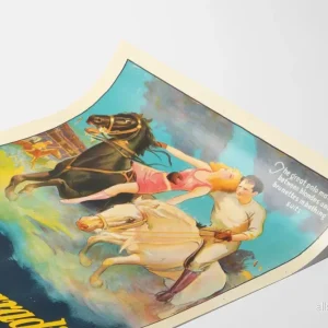 Vintageposter A Thief in Paradise - Illustration för hästpolo - Bild 3