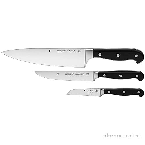 WMF Toppklass plus knivset 3 delar, tillverkat i Tyskland, knivar smidda, köksknivar, Performance Cut, specialbladstål 4000530678102