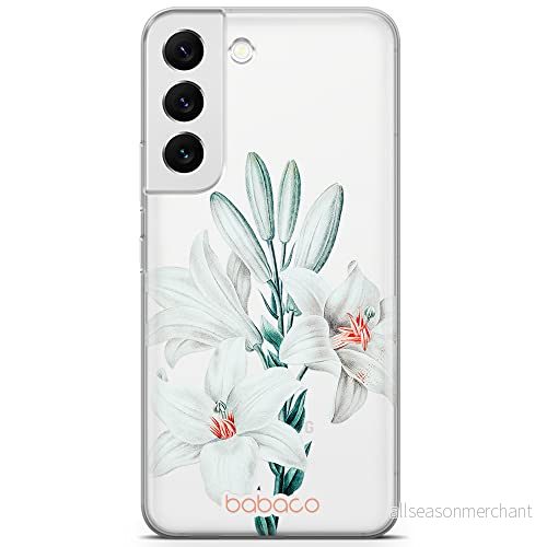 ERT GROUP mobiltelefonfodral för Samsung S22 PLUS originalt och officiellt licensierat Babaco mönster Flowers 039 optimalt anpassad till formen på mobiltelefonen, gedeeltelijk transparant 5905131308863