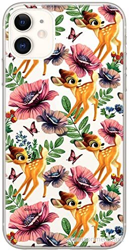 ERT GROUP mobiltelefonfodral för Huawei P30 originalt och officiellt licensierat Disney mönster Bambi 015 Vit optimalt anpassad till formen på mobiltelefonen, gedeeltelijk transparant 5904805375170