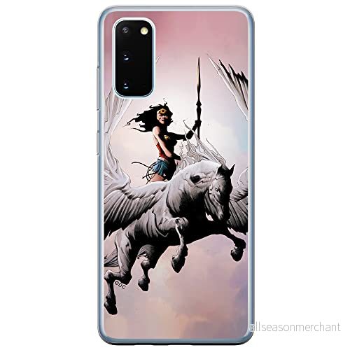 ERT GROUP mobiltelefonfodral för Samsung S20 / S11E originalt och officiellt licensierat DC mönster Wonder Woman 002 Vit optimalt anpassad till formen på mobiltelefonen, fodral tillverkad av TPU plast 5903537539713