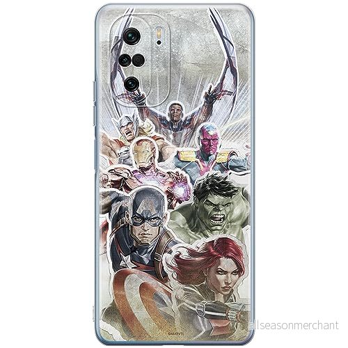 ERT GROUP mobiltelefonfodral för Xiaomi MI 11i/ REDMI K40/K40 PRO/POCO F3/ F3 PRO originalt och officiellt licensierat Marvel mönster Avengers 010, fodral tillverkad av TPU plast 5905511894887