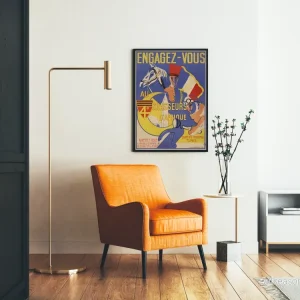 Vintage rekryteringsposter för 4:e Afrikanska Jägare - Bild 2