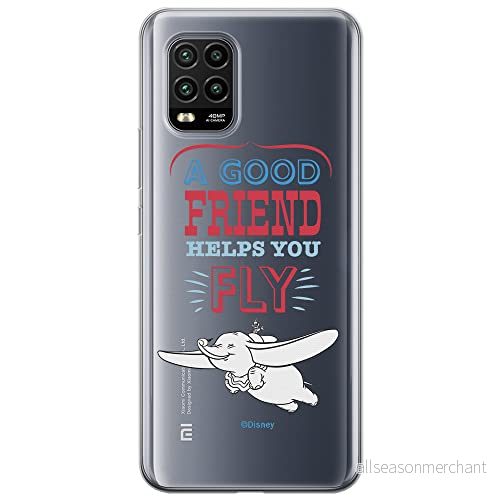 ERT GROUP mobiltelefonfodral för Xiaomi MI 10 LITE originalt och officiellt licensierat Disney mönster Dumbo 004 optimalt anpassad till formen på mobiltelefonen, gedeeltelijk transparant 5903537143217