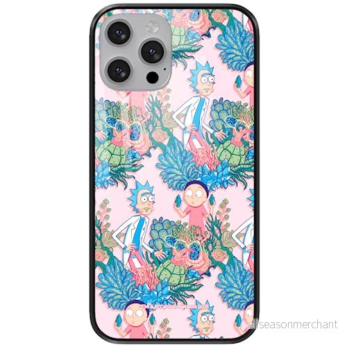 ERT GROUP mobiltelefonfodral för Apple Iphone 13 PRO MAX originalt och officiellt licensierat Rick and Morty mönster & 021 tillverkad av härdat glas, skyddsfodral 5905511141462
