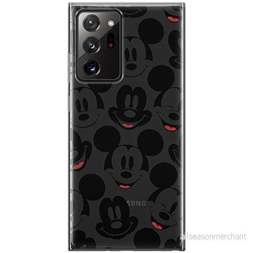 ERT GROUP mobiltelefonfodral för Samsung GALAXY NOTE 20 ULTRA originalt och officiellt licensierat Disney mönster Mickey 018 optimalt anpassad till formen på mobiltelefonen, gedeeltelijk transparant 5903040354124