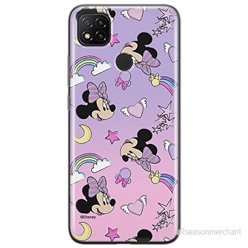 ERT GROUP mobiltelefonfodral för Xiaomi REDMI 9C originalt och officiellt licensierat Disney mönster Minnie 031 optimalt anpassad till formen på mobiltelefonen, fodral tillverkad av TPU plast 5903040276532
