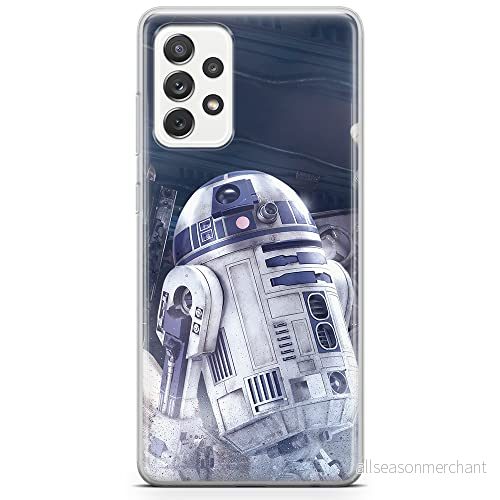 ERT GROUP mobiltelefonfodral för Samsung A73 5G originalt och officiellt licensierat Star Wars mönster R2D2 001 optimalt anpassad till formen på mobiltelefonen, fodral tillverkad av TPU plast 5904805522994