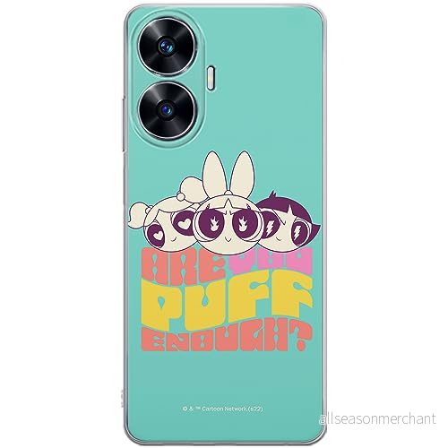 ERT GROUP mobiltelefonfodral för Realme C55 originalt och officiellt licensierat The Powerpuff Girls mönster 043 optimalt anpassad till formen på mobiltelefonen, fodral tillverkad av TPU plast 5905511987220