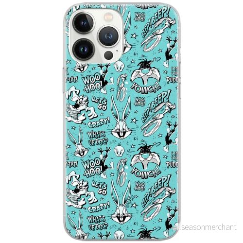 ERT GROUP mobiltelefonfodral för Samsung A50/A50s/A30s originalt och officiellt licensierat Looney Tunes mönster 004 Vit anpassad till formen på mobiltelefonen, fodral tillverkad av TPU plast 5902980311211
