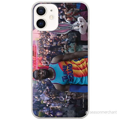 ERT GROUP mobiltelefonfodral för Iphone 12/12 PRO originalt och officiellt licensierat Looney Tunes mönster Space Jam 020 anpassad till formen på mobiltelefonen, fodral tillverkad av TPU plast 5905511052690