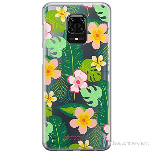 ERT GROUP mobiltelefonfodral för Xiaomi REDMI NOTE 9 PRO/ 9S originalt och officiellt licensierat Babaco mönster Flowers 019 optimalt anpassad till formen på mobiltelefonen, gedeeltelijk transparant 5903932639179