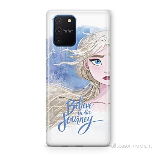ERT GROUP mobiltelefonfodral för Samsung S10 Lite/A91 originalt och officiellt licensierat Disney mönster Elsa 015 Vit optimalt anpassad till formen på mobiltelefonen, fodral tillverkad av TPU plast 5903537780399