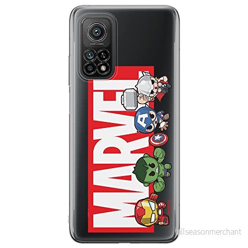 ERT GROUP mobiltelefonfodral för Xiaomi Redmi Note 11T 5G/11S 5G/POCO M4 Pro 5G originalt och officiellt licensierat Marvel mönster 010, gedeeltelijk transparant 5904805628115