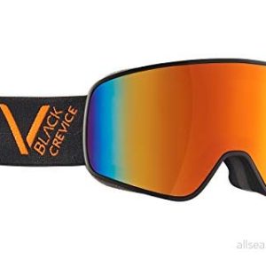Black Crevice Skidglasögon Schladming dubbelruta, anti dimma beläggning, UV400 skydd (svart/orange, M (huvudomkrets 5558 cm)) 9120090701449