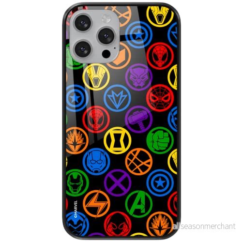 ERT GROUP mobiltelefonfodral för Apple Iphone XS Max originalt och officiellt licensierat Marvel mönster Avengers 022 tillverkad av härdat glas, optimalt anpassat till mobilens form, skyddsfodral 5903537108339