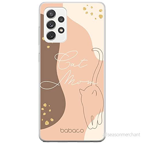 ERT GROUP mobiltelefonfodral för Samsung A52 5G / LTE 4G A52S originalt och officiellt licensierat Babaco mönster Cats 006, fodral tillverkad av TPU plast 5905131059109