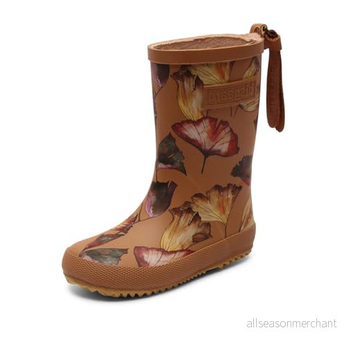 bisgaard Mode regnkänga, Kamelblommor, 13 UK barn, 32 EU 5715243021006