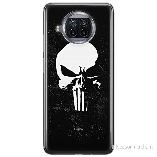 ERT GROUP mobiltelefonfodral för Xiaomi MI 10T LITE/REDMI NOTE 9 PRO 5G originalt och officiellt licensierat Marvel mönster Punisher 002, fodral tillverkad av TPU plast 5903537153803