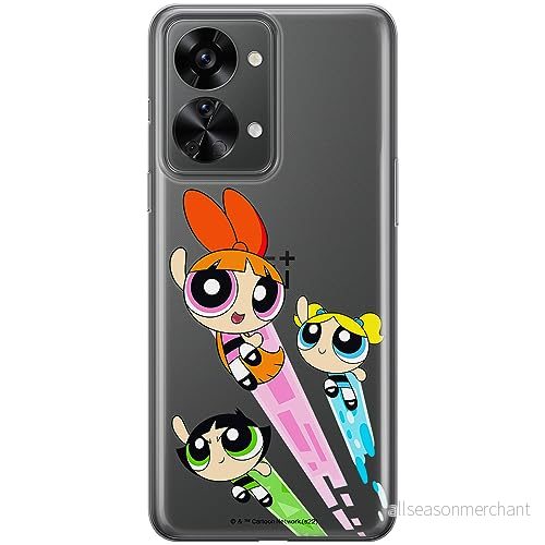 ERT GROUP mobiltelefonfodral för OnePlus NORD 2T 5G originalt och officiellt licensierat The Powerpuff Girls mönster 032, gedeeltelijk transparant 5905511977924
