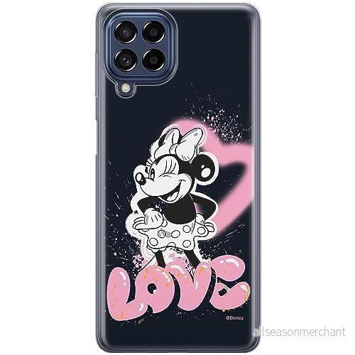 ERT GROUP mobiltelefonfodral för Samsung M33 5G originalt och officiellt licensierat Disney mönster Minnie 079 optimalt anpassad till formen på mobiltelefonen, fodral tillverkad av TPU plast 5905795031442