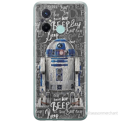 ERT GROUP mobiltelefonfodral för Xiaomi REDMI 12C/ 11A originalt och officiellt licensierat Star Wars mönster R2D2 004 anpassad till formen på mobiltelefonen, fodral tillverkad av TPU plast 5905511853709