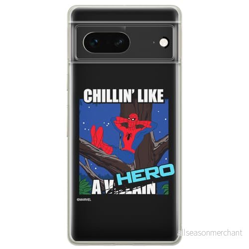ERT GROUP mobiltelefonfodral för Google PIXEL 7 originalt och officiellt licensierat Marvel mönster Spider Man 033 optimalt anpassad till formen på mobiltelefonen, fodral tillverkad av TPU plast 5905795154738