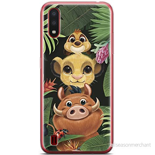 ERT GROUP mobiltelefonfodral för Samsung A01 originalt och officiellt licensierat Disney mönster Simba & Friends 003 optimalt anpassad till formen på mobiltelefonen, fodral tillverkad av TPU plast 5904805432774