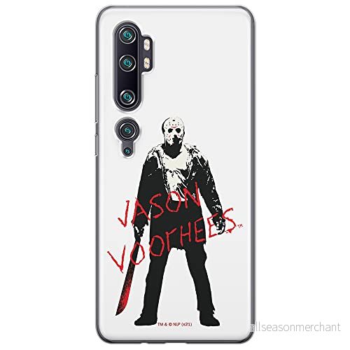 ERT GROUP mobiltelefonfodral för Xiaomi MI NOTE 10 / PRO originalt och officiellt licensierat Horror mönster Friday the 13th 017, fodral tillverkad av TPU plast 5905511120115