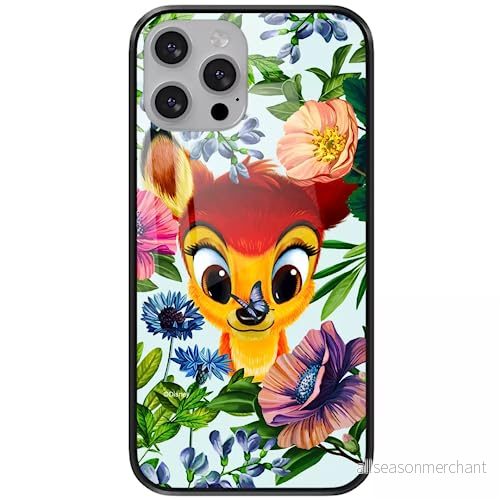 ERT GROUP mobiltelefonfodral för Apple Iphone 13 PRO MAX originalt och officiellt licensierat Disney mönster Bambi 011 tillverkad av härdat glas, skyddsfodral 5904805866463