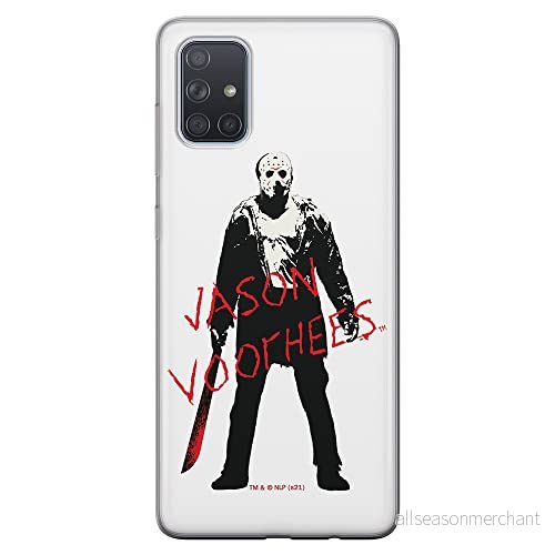 ERT GROUP mobiltelefonfodral för Samsung A71 5G originalt och officiellt licensierat Horror mönster Friday the 13th 017 optimalt anpassad till formen på mobiltelefonen, fodral tillverkad av TPU plast 5905511118716