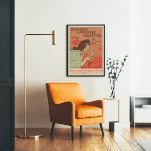 Vintageposter för väggdekoration Nouveau Larousse Illustré - Bild 2