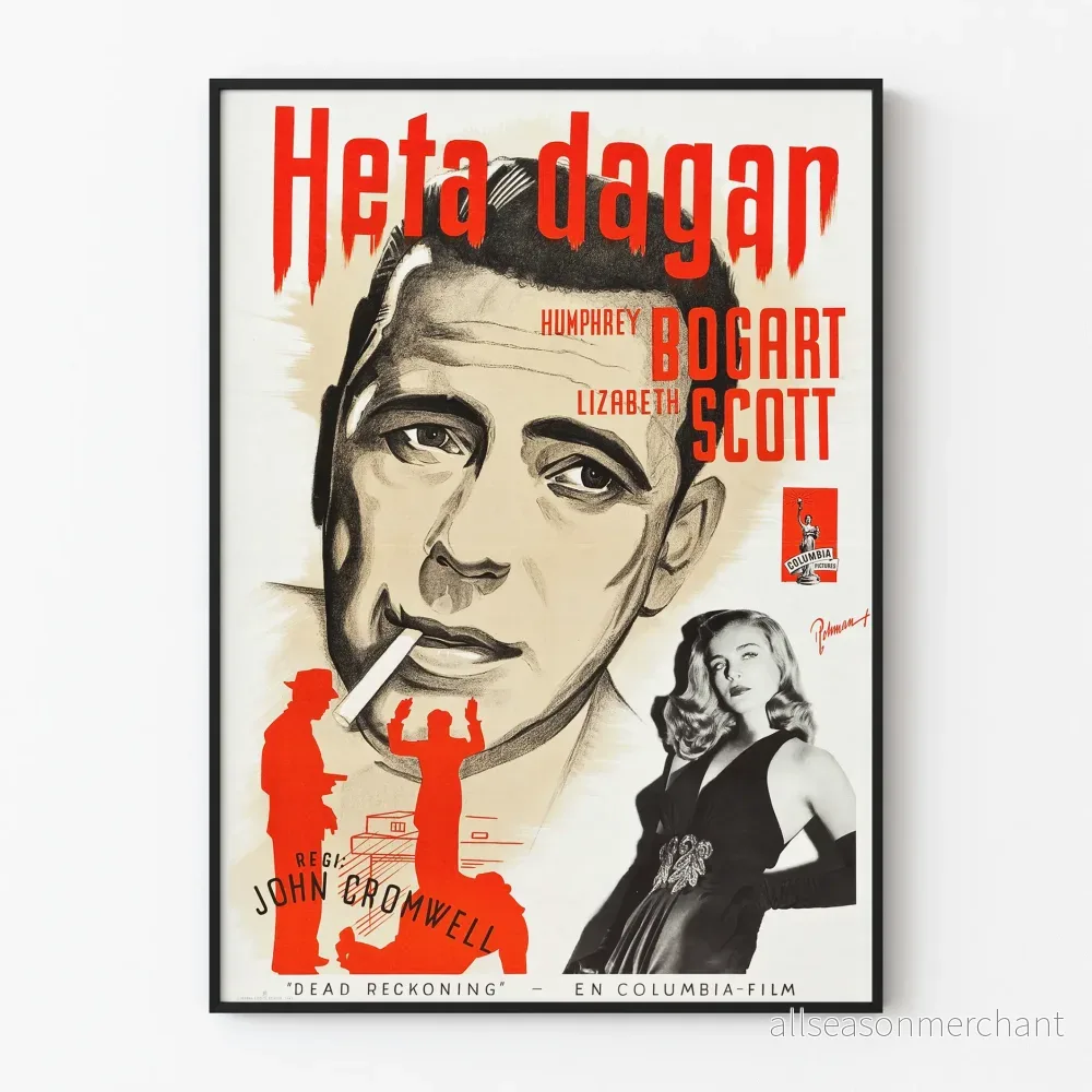 Vintageposter Heta Dagan film Dead Reckoning