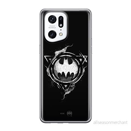 ERT GROUP mobiltelefonfodral för Oppo FIND X5 PRO originalt och officiellt licensierat DC mönster Batman 013 optimalt anpassad till formen på mobiltelefonen, fodral tillverkad av TPU plast 5905511403621