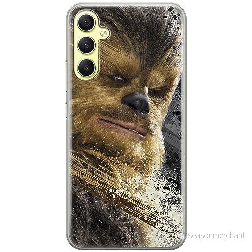 ERT GROUP mobiltelefonfodral för Samsung A34 5G originalt och officiellt licensierat Star Wars mönster Chewbacca 003 optimalt anpassad till formen på mobiltelefonen, fodral tillverkad av TPU plast 5905511792657