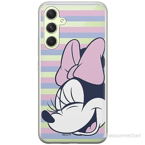 ERT GROUP mobiltelefonfodral för Samsung A54 5G originalt och officiellt licensierat Disney mönster Minnie 022 optimalt anpassad till formen på mobiltelefonen, gedeeltelijk transparant 5905511794736