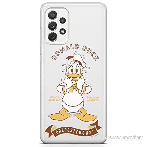 ERT GROUP mobiltelefonfodral för Samsung A72 5G originalt och officiellt licensierat Disney mönster Donald 004 optimalt anpassad till formen på mobiltelefonen, gedeeltelijk transparant 5903040080870