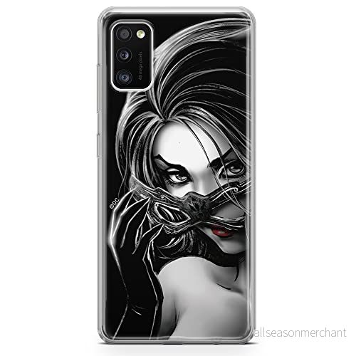 ERT GROUP mobiltelefonfodral för Samsung A41 originalt och officiellt licensierat DC mönster Catwoman 004 optimalt anpassad till formen på mobiltelefonen, fodral tillverkad av TPU plast 5903537532981