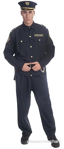 Dress Up America Vuxen Polis kostym Set 86138906599