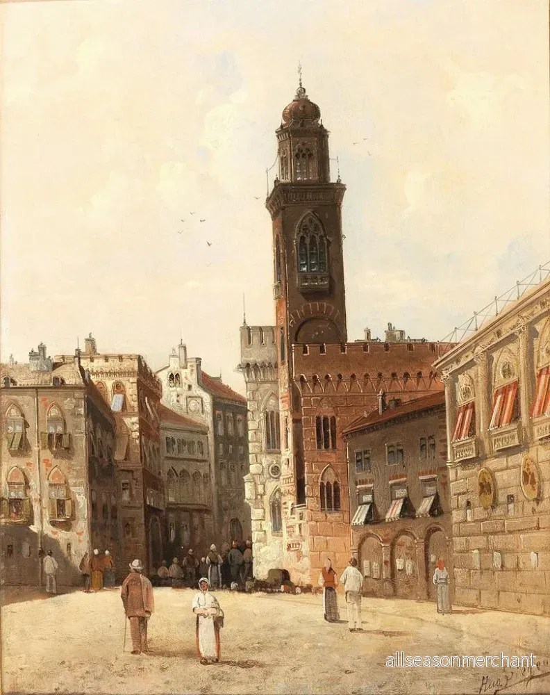 Målning Place à Cavalis - August von Siegen - Bild 2