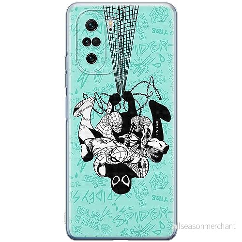 ERT GROUP mobiltelefonfodral för Xiaomi MI 11i/ REDMI K40/K40 PRO/POCO F3/ F3 PRO originalt och officiellt licensierat Marvel mönster Spider Man 043, fodral tillverkad av TPU plast 5905795020002