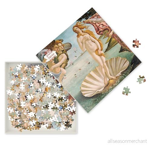 Adult Jigsaw Puzzle Sandro Botticelli: The Birth of Venus: 1000 Piece Puzzles 9781839644948