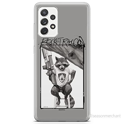 ERT GROUP mobiltelefonfodral för Samsung A72 5G originalt och officiellt licensierat Marvel mönster Rocket 004 optimalt anpassad till formen på mobiltelefonen, fodral tillverkad av TPU plast 5903040075470