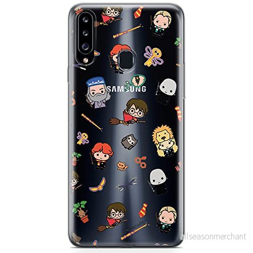 ERT GROUP mobiltelefonfodral för Samsung A20S originalt och officiellt licensierat Harry Potter mönster 026 optimalt anpassad till formen på mobiltelefonen, gedeeltelijk transparant 5903537619019