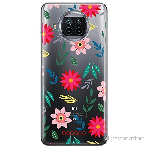ERT GROUP mobiltelefonfodral för Xiaomi REDMI NOTE 9T originalt och officiellt licensierat Babaco mönster Flowers 010 optimalt anpassad till formen på mobiltelefonen, gedeeltelijk transparant 5904805652721