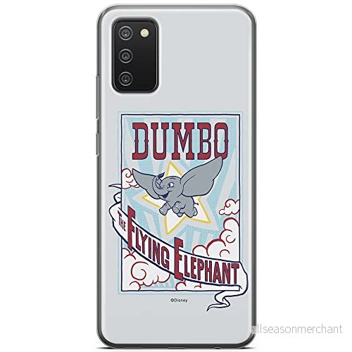ERT GROUP mobiltelefonfodral för Samsung A02S originalt och officiellt licensierat Disney mönster Dumbo 002 optimalt anpassad till formen på mobiltelefonen, fodral tillverkad av TPU plast 5903040233658